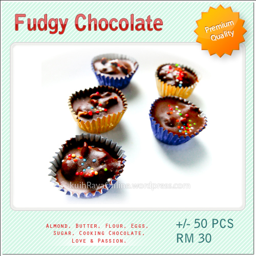 Kuih Raya - Fudgy Chocolate